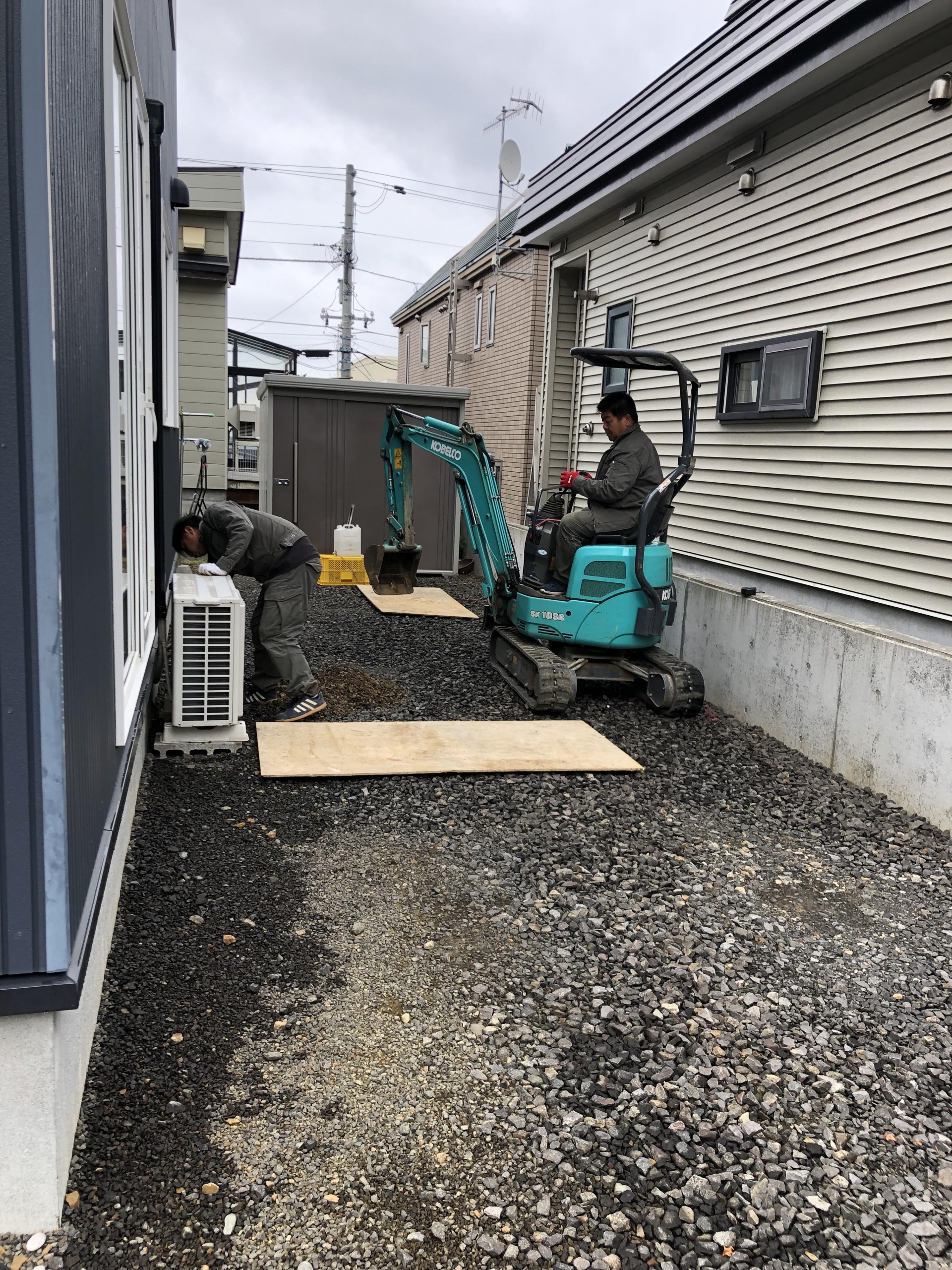 札幌市手稲区 K様 中川製作所のカーポート一台用設置