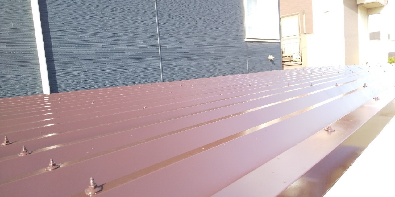 札幌市北区K様 鉄骨造の車庫リフォーム(屋根、鉄骨躯体塗装)