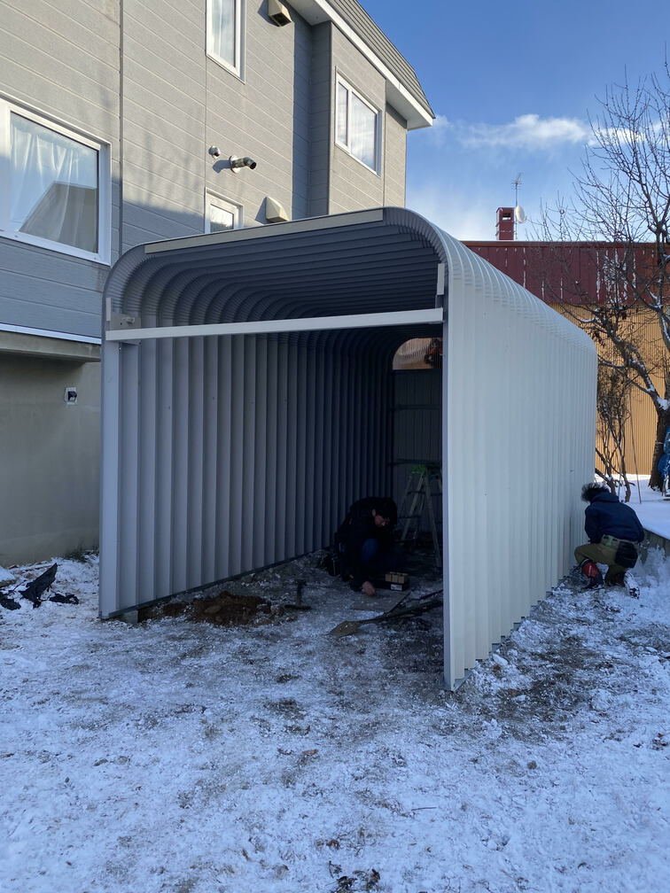 札幌市 西区 ガレージ工事