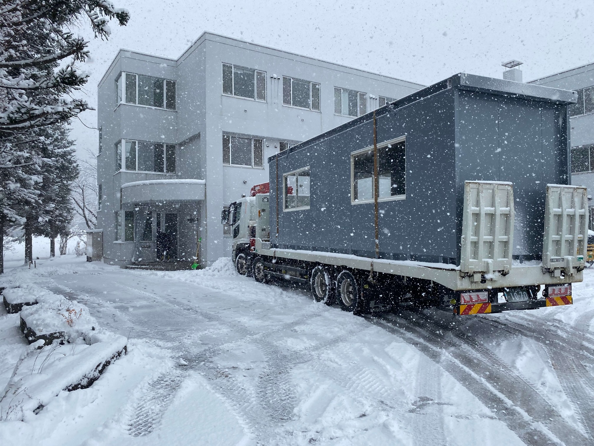 札幌市西区　ユニットハウス工事