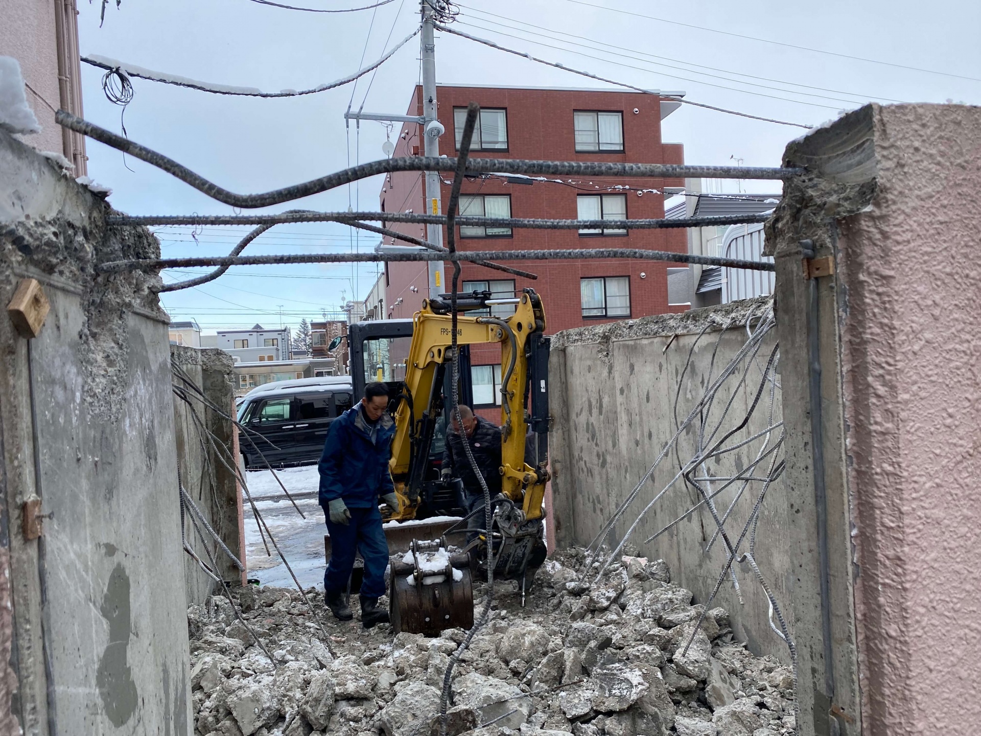 札幌市北区　シャッター工事