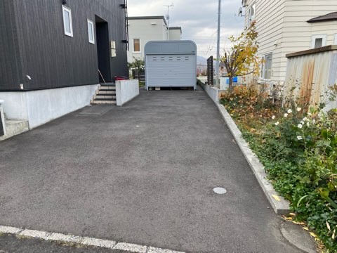 札幌市手稲区　中川製作所 カーポート工事